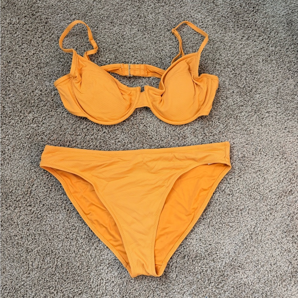Old Navy Bright Orange Bikini Set